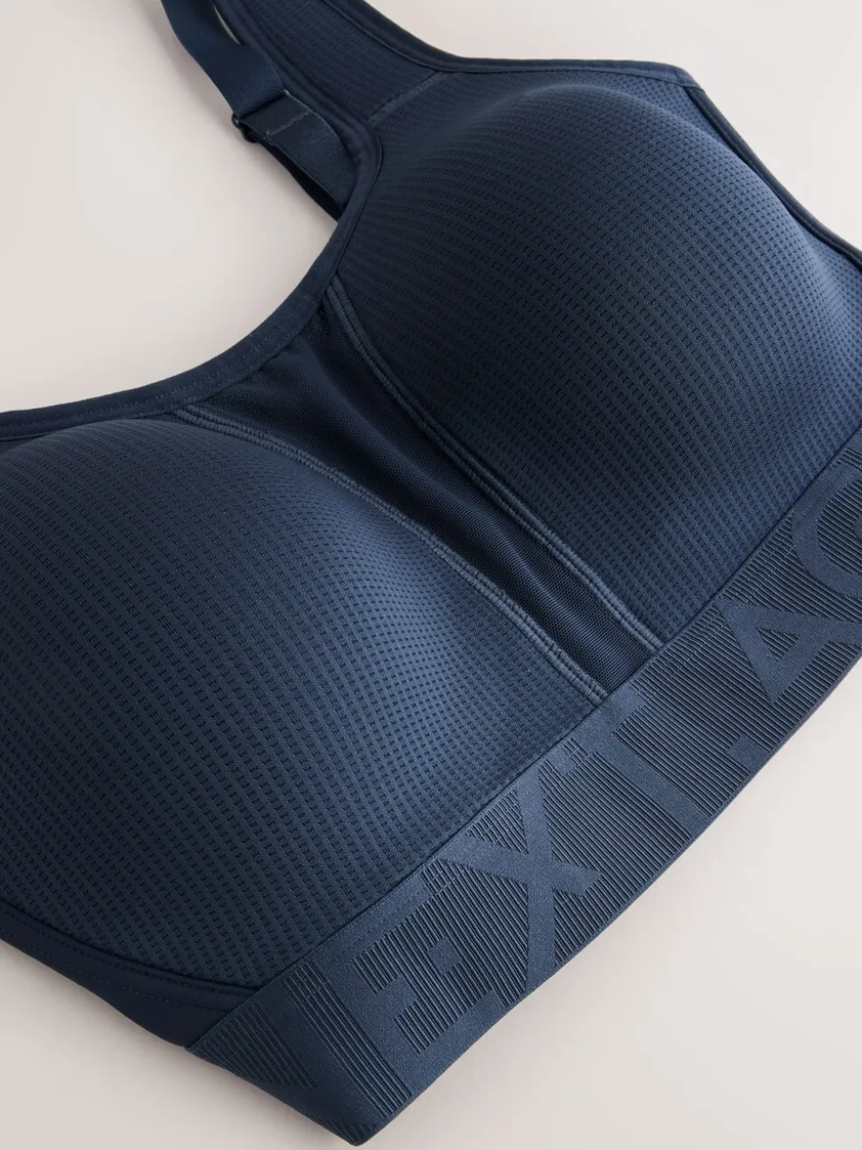 Navy DD+ Ultimate Dry Tech Breathable Lightweight Pad High Impact Sports Bra