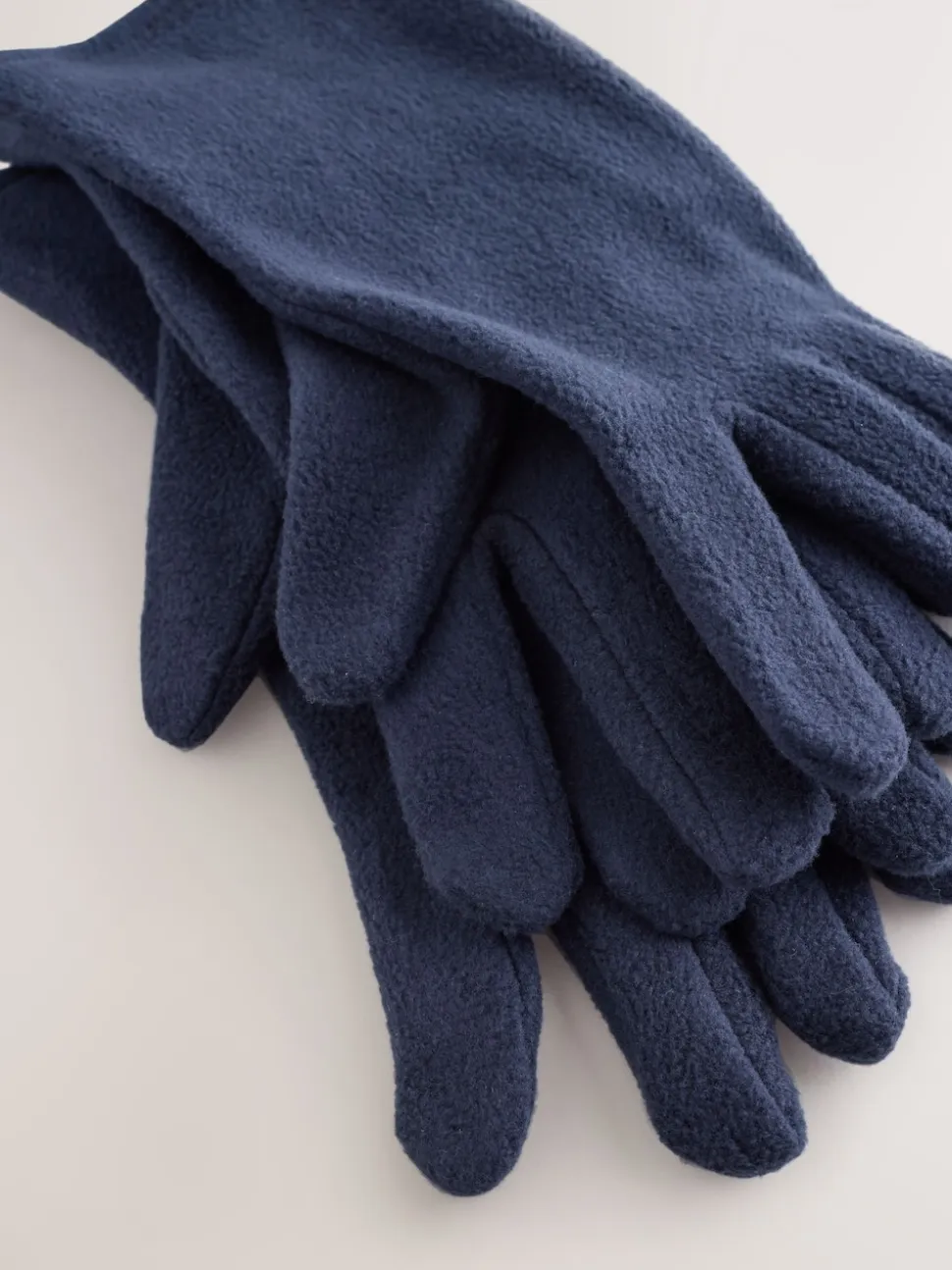 Navy Fleece Gloves 2 Pack