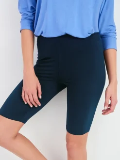 Navy Jersey Cycle Shorts