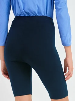 Navy Jersey Cycle Shorts