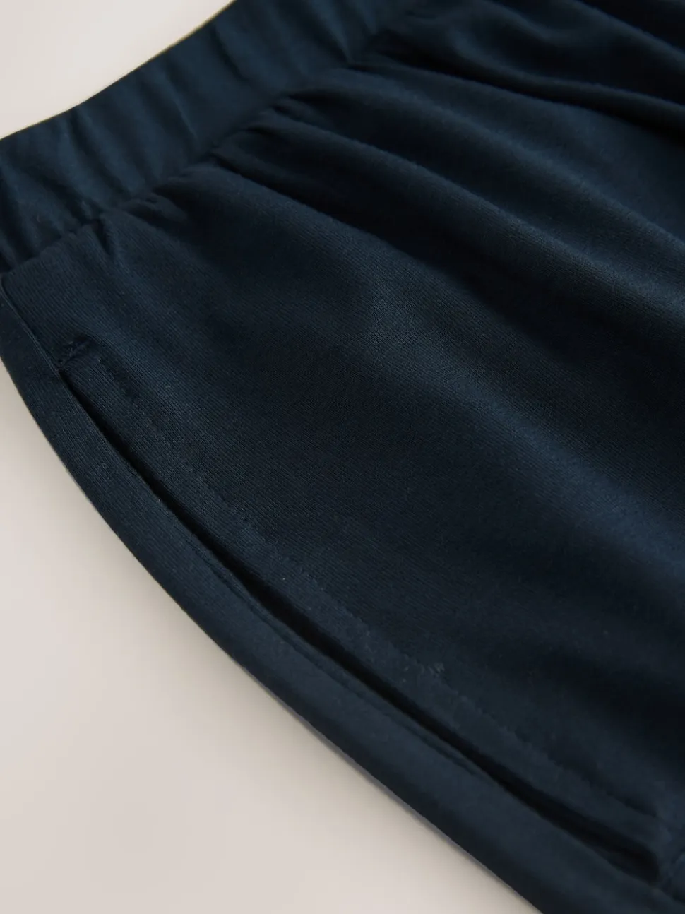 Navy Jersey Harem Joggers