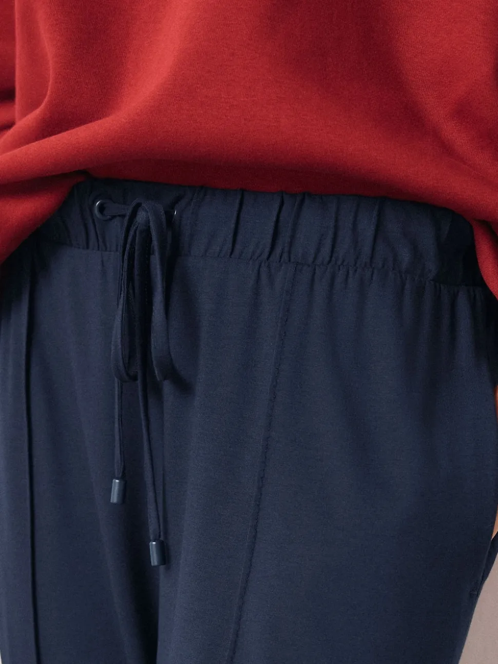 Navy Jersey Joggers