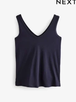 Navy Modal Slouch Vest