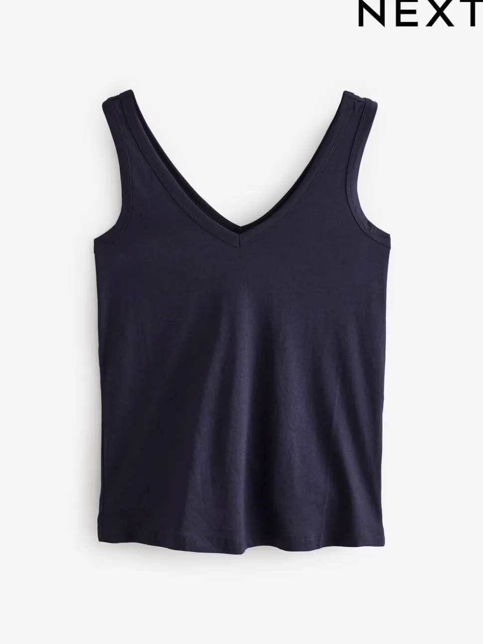 Navy Modal Slouch Vest