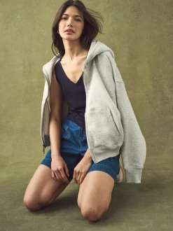 Navy Modal Slouch Vest