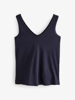 Navy Modal Slouch Vest