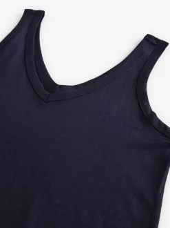 Navy Modal Slouch Vest