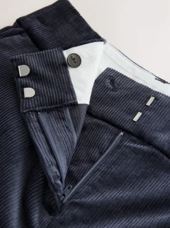 Navy N. Premium Cord Bootcut Trousers