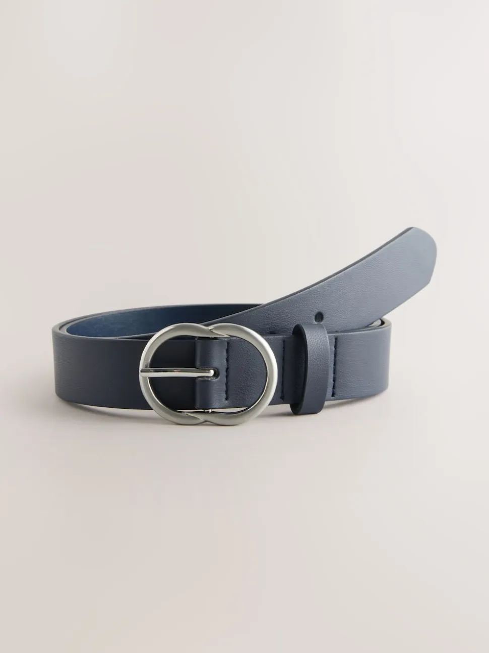 Navy Regular PU Belt
