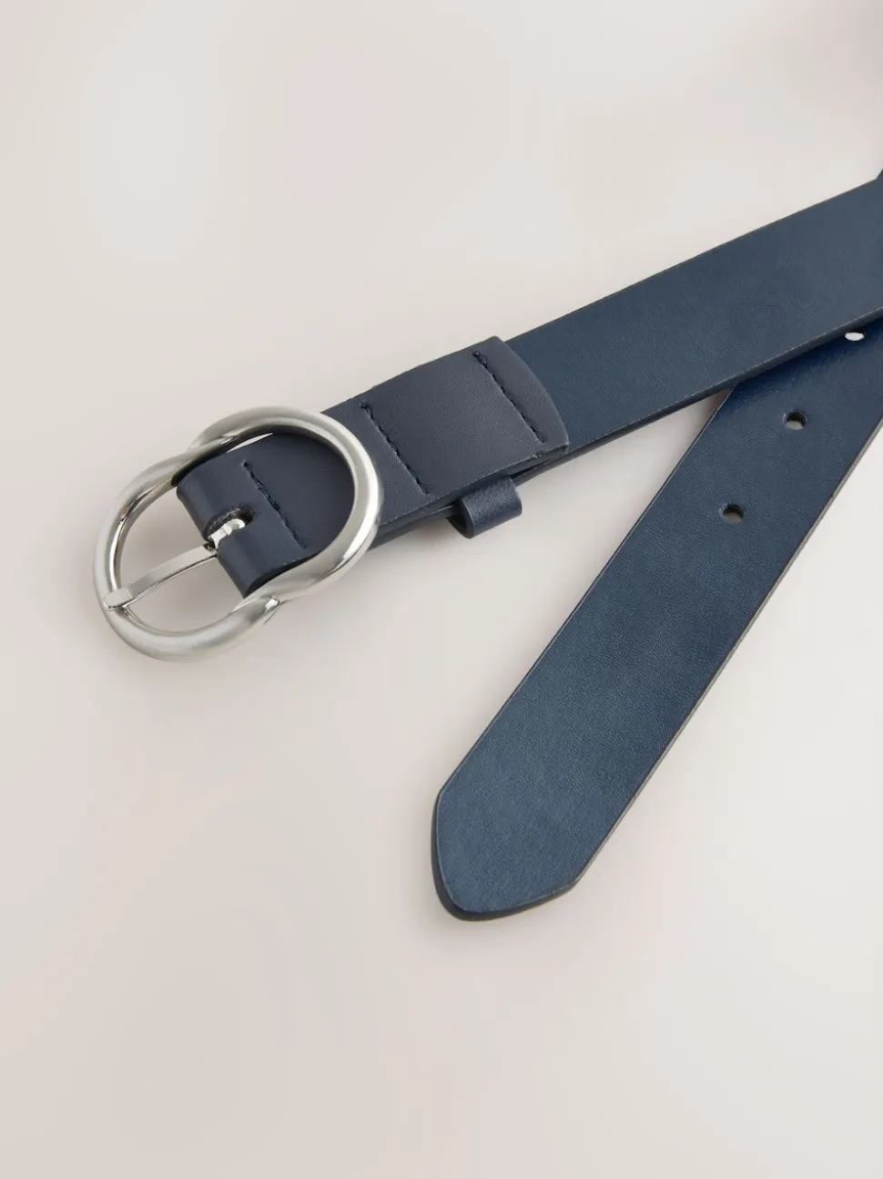 Navy Regular PU Belt