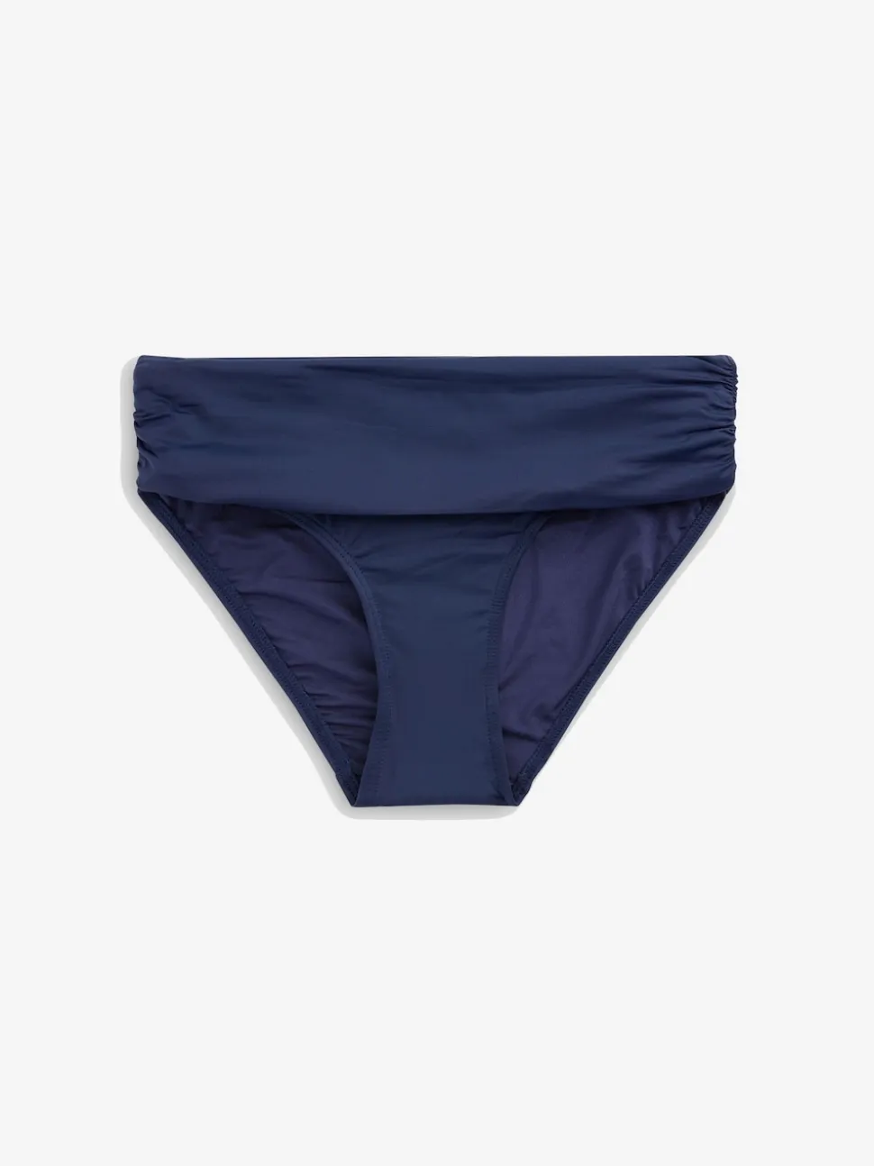 Navy Roll Top Bikini Bottoms