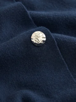 Navy Sailor Collar Cardigan
