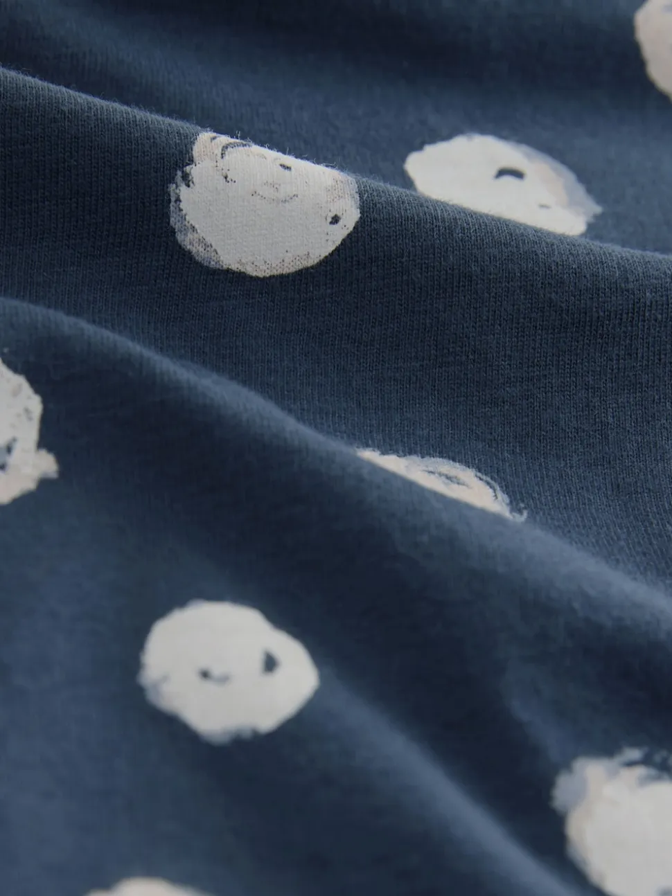 Navy Spot Maternity Long Sleeve Pyjamas