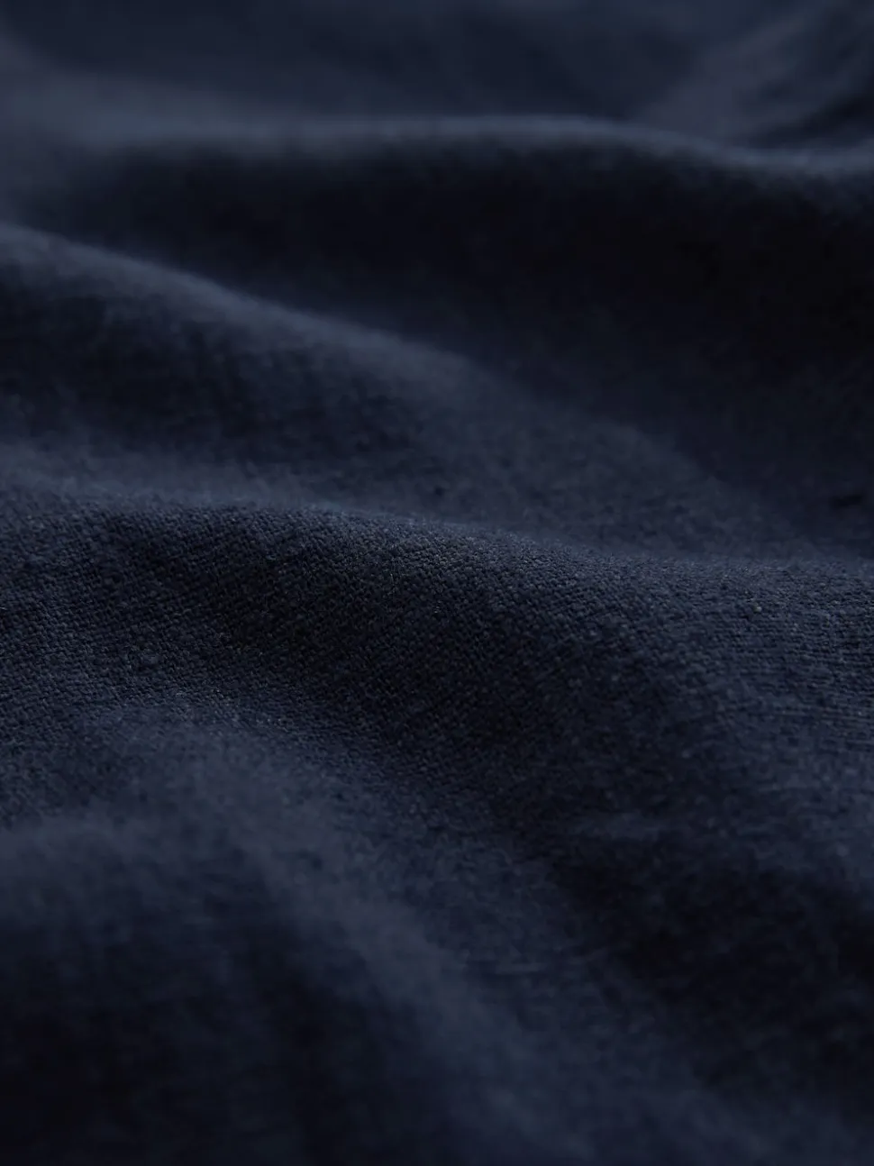 Navy with Ecru Tipping Sailor Collar Mini Dress with Linen