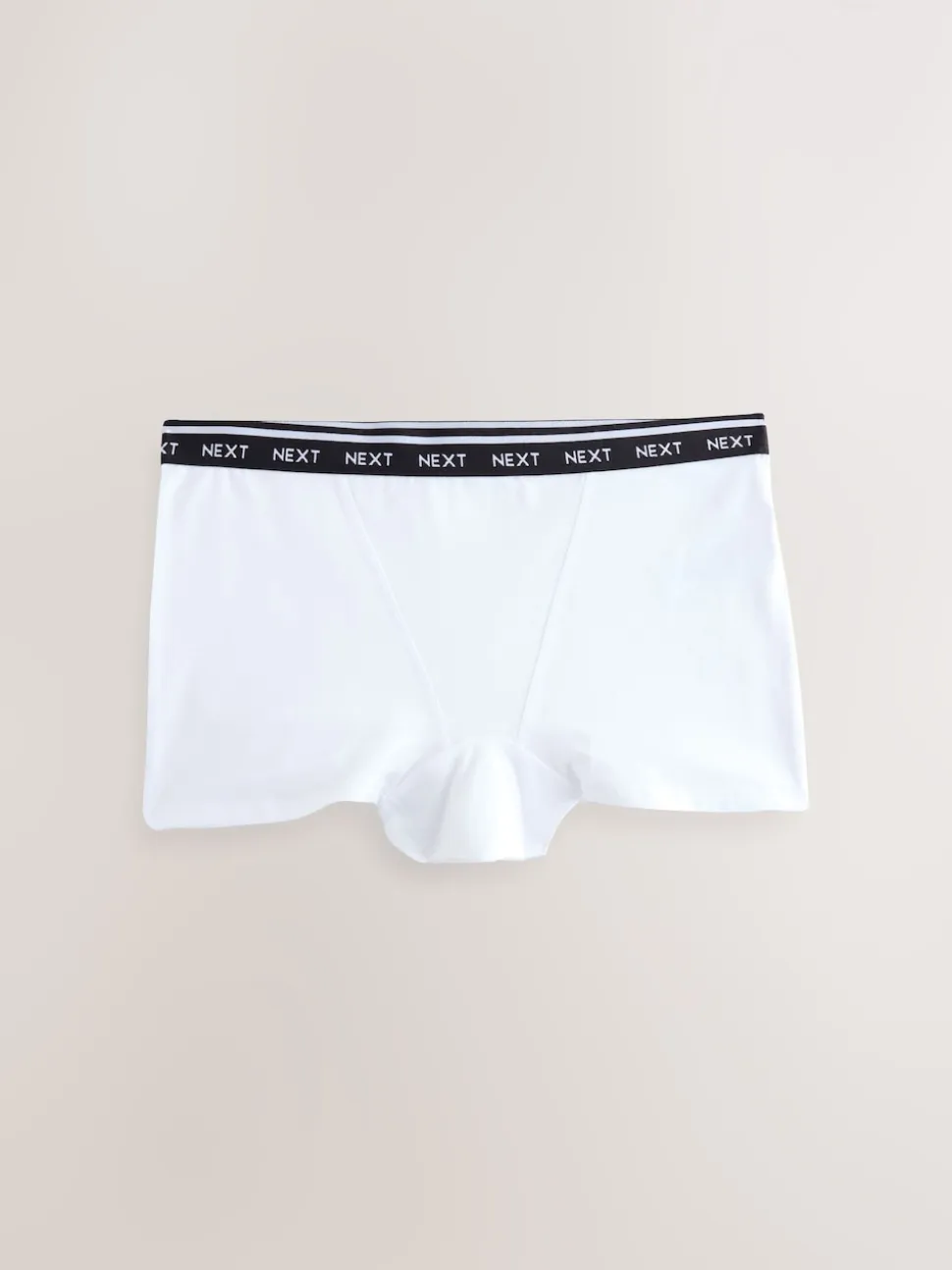 Navy/Chocolate Stripe Boyshort Cotton Logo Knickers 7 Pack