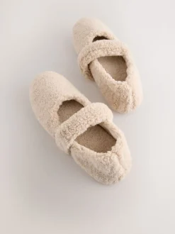 Neutral Borg Ballet Slippers