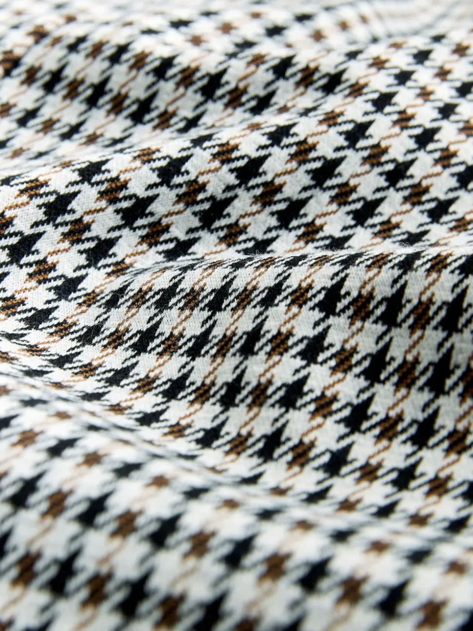 Neutral Check Ponte Pencil Skirt
