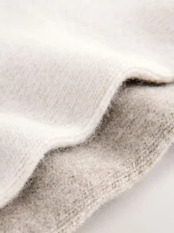Neutral Containing Merino Wool Ankle Socks 2 Pack