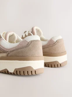 Neutral Forever Comfort® Panelled Chunky Lace-Up Trainers