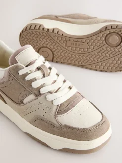 Neutral Forever Comfort® Panelled Chunky Lace-Up Trainers