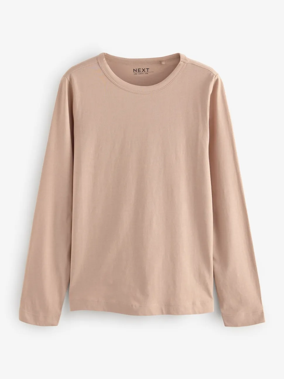 Neutral Long Sleeve Crew Neck T-Shirt