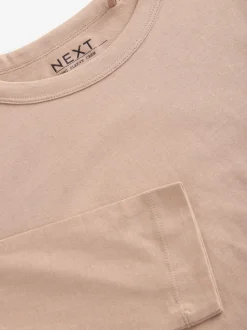 Neutral Long Sleeve Crew Neck T-Shirt