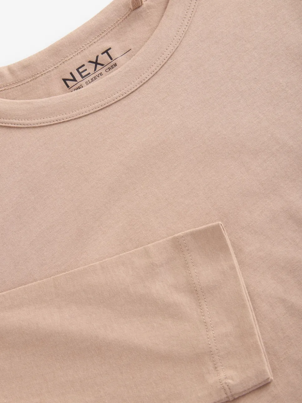 Neutral Long Sleeve Crew Neck T-Shirt