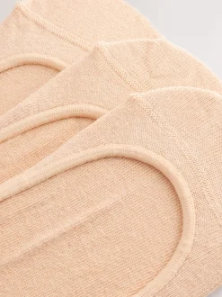 Neutral Low Cut Invisible Footsie Socks 3 Pack