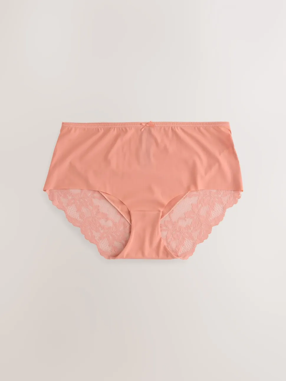Neutral Midi No VPL Lace Back Briefs 5 Pack