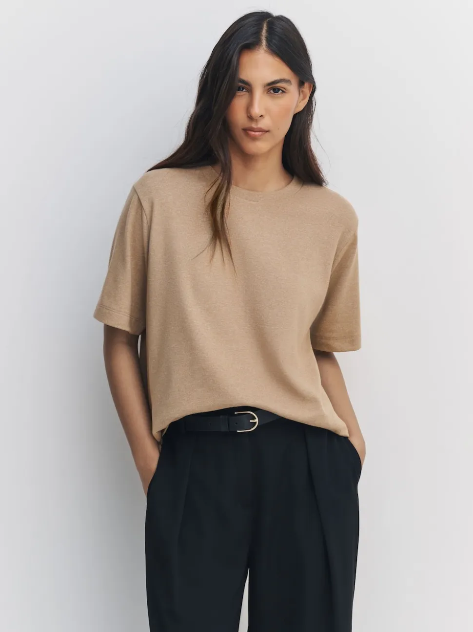 Neutral N. Premium Cosy Short Sleeve Crew Neck T-Shirt