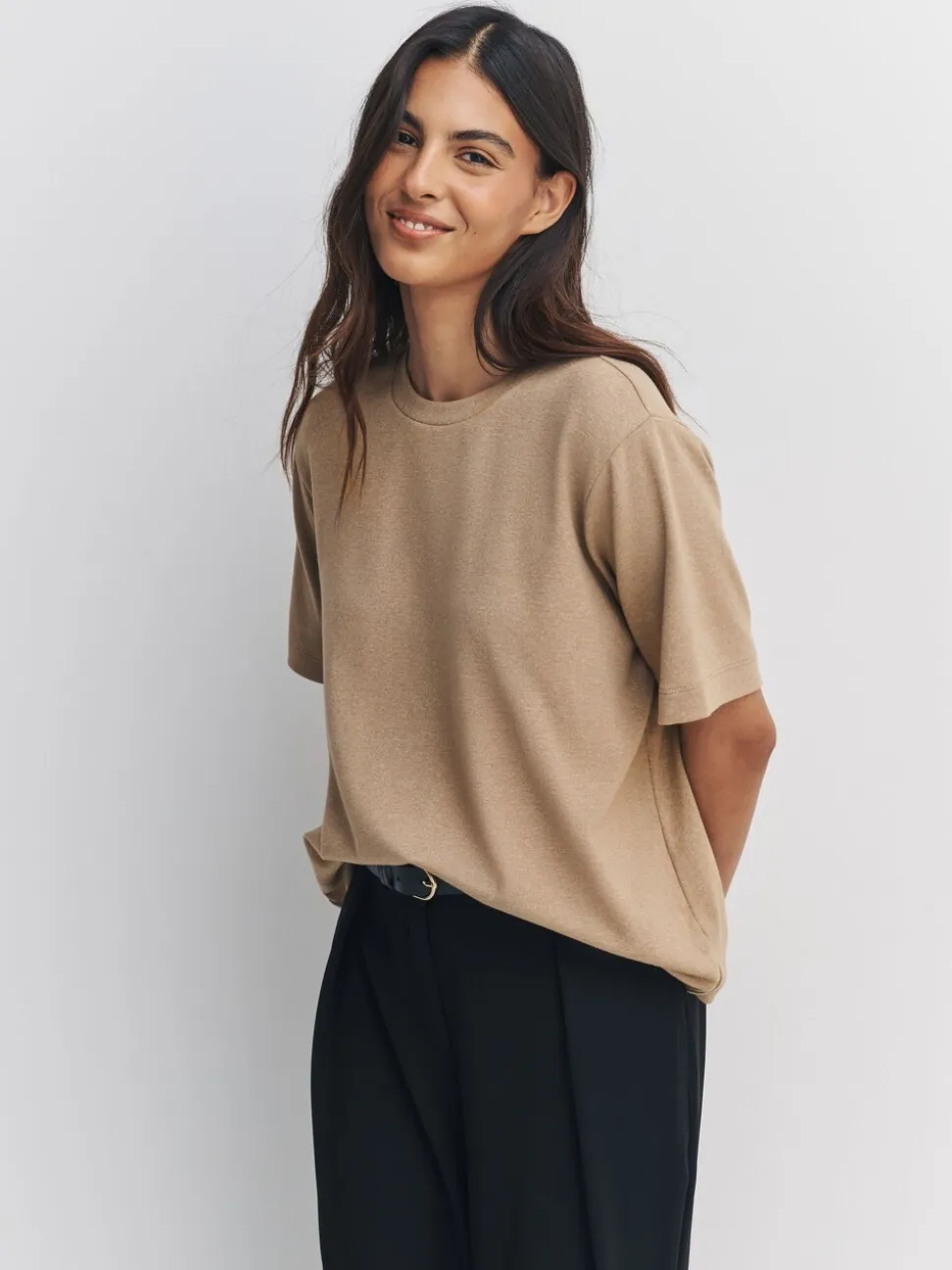 Neutral N. Premium Cosy Short Sleeve Crew Neck T-Shirt