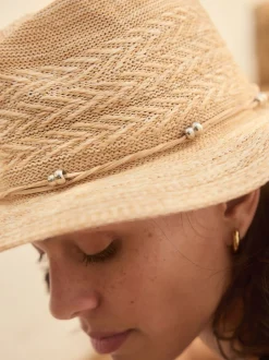Neutral Packable Western Hat
