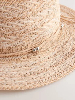 Neutral Packable Western Hat