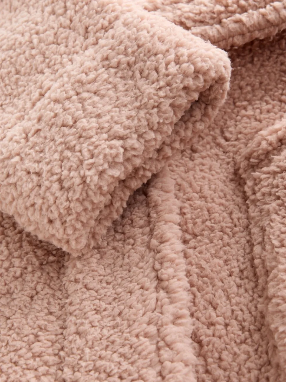 Neutral Teddy Dressing Gown