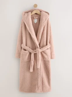 Neutral Teddy Dressing Gown