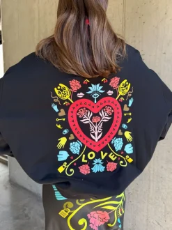Never Fully Dressed Black Amara Sweatshirt