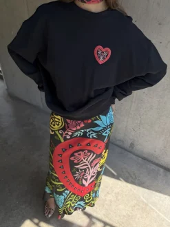 Never Fully Dressed Black Amara Sweatshirt