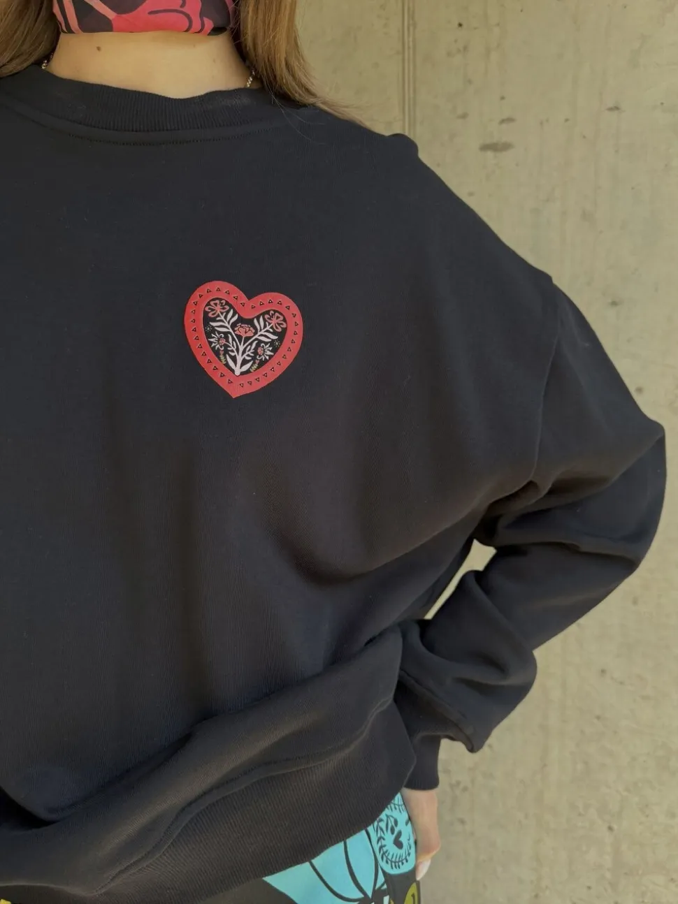 Never Fully Dressed Black Amara Sweatshirt
