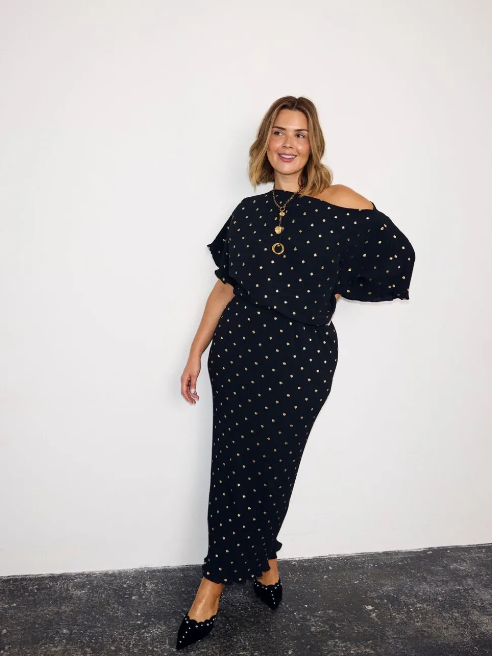 Never Fully Dressed Black Sunshine Tilly Dress
