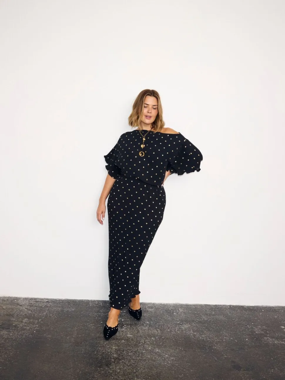 Never Fully Dressed Black Sunshine Tilly Dress