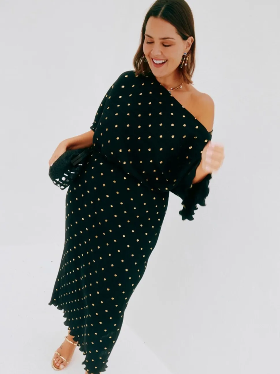 Never Fully Dressed Black Sunshine Tilly Dress