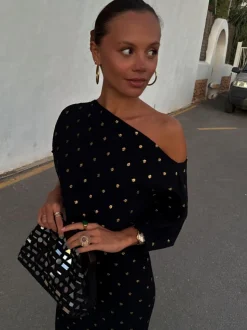 Never Fully Dressed Black Sunshine Tilly Dress