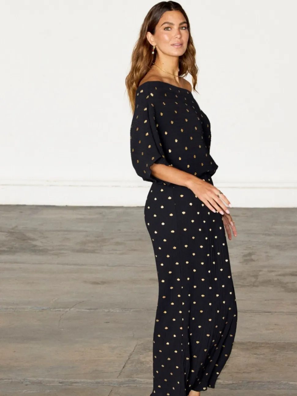 Never Fully Dressed Black Sunshine Tilly Dress