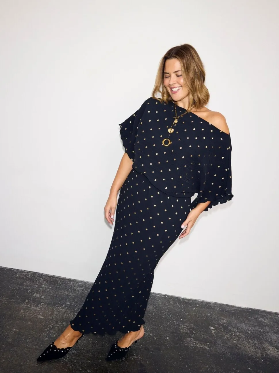Never Fully Dressed Black Sunshine Tilly Dress