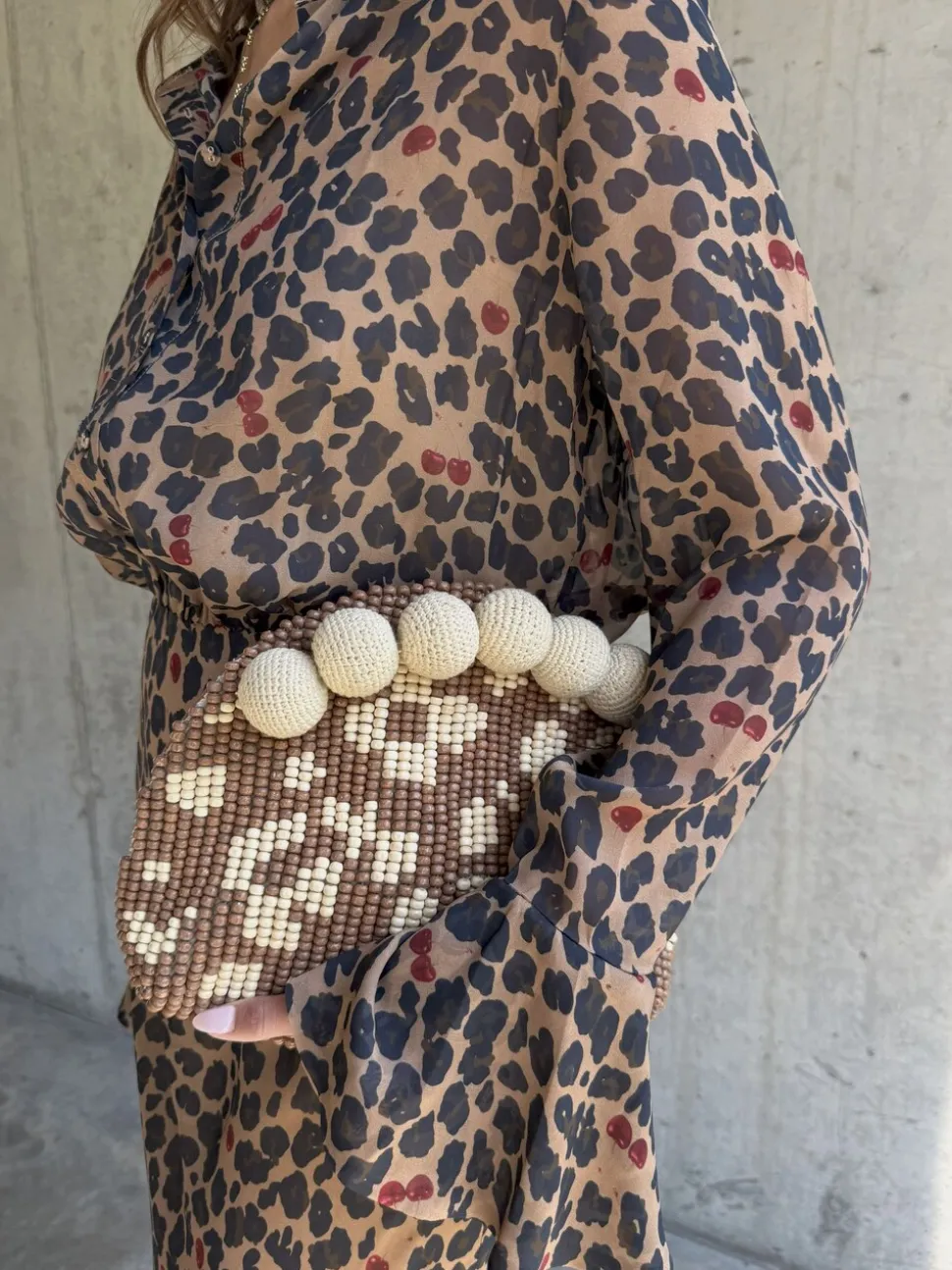 Never Fully Dressed Brown Leopard Mia Petite Dress