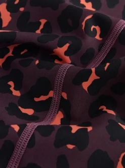 Never Fully Dressed Burgandy Leopard Unitard