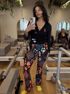 Never Fully Dressed Night Garden Flared Leggings