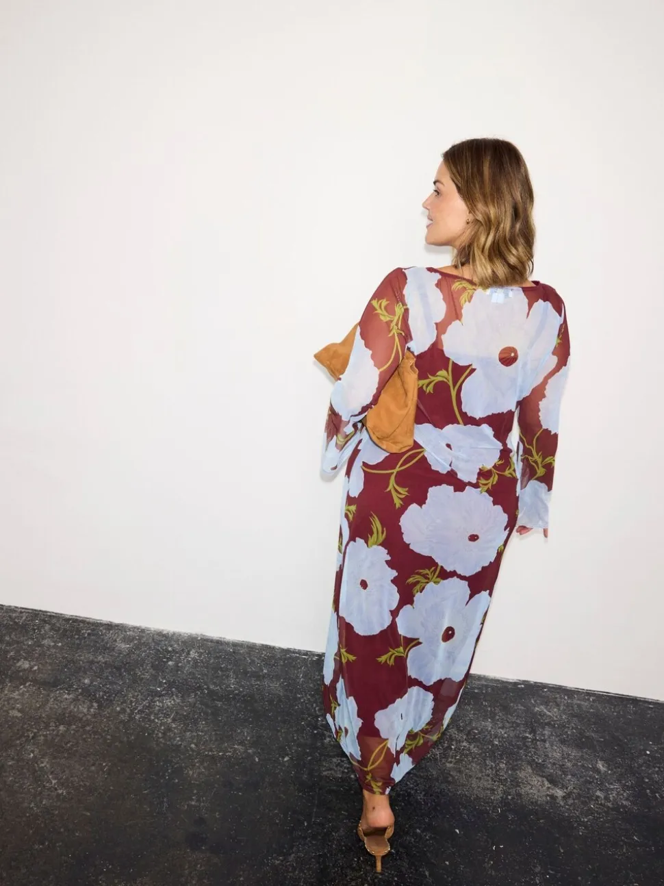 Never Fully Dressed Purple Poppy Aria Mesh Dress