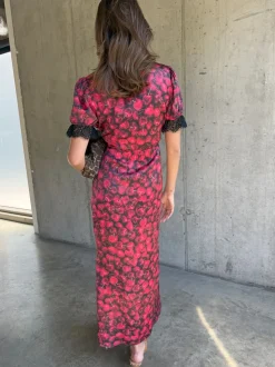 Never Fully Dressed Red Cherry Lyla Dress