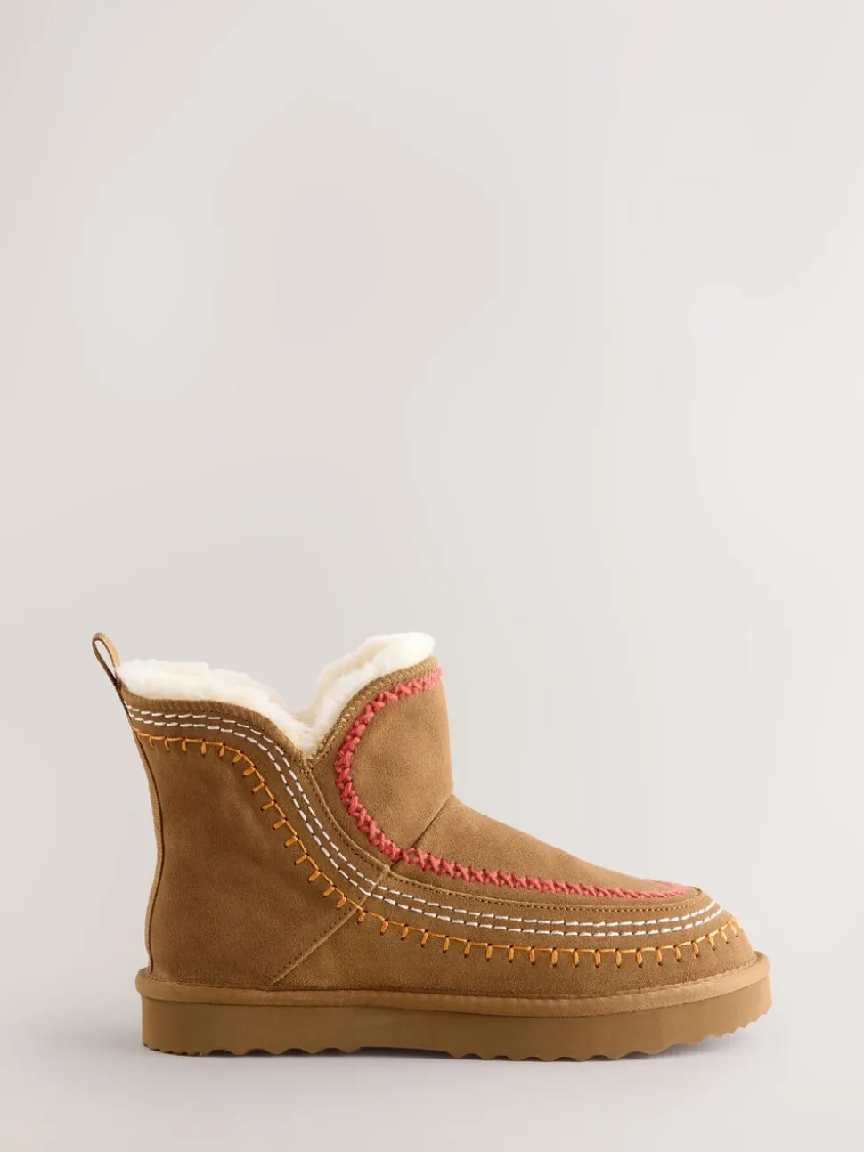 Never Fully Dressed Tan Brown Suede Leather Boots